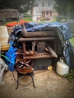 Old Kitchen Wood Stove, c.1890