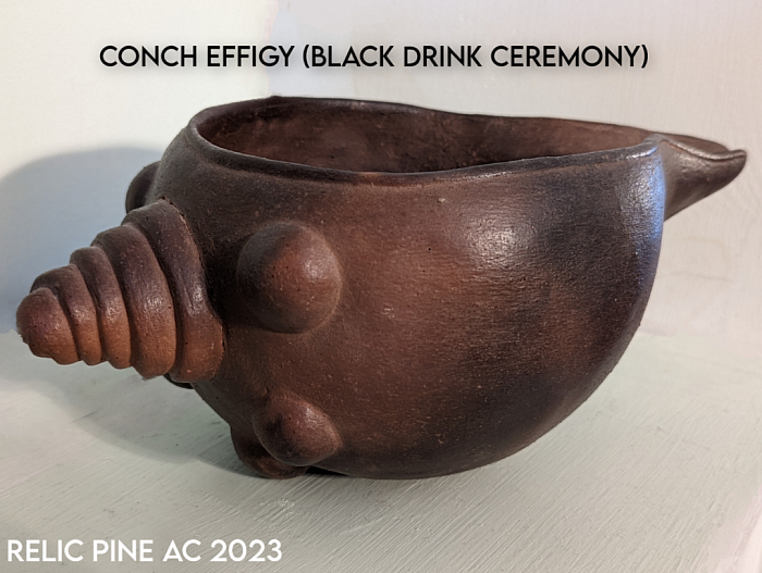 Conch Effigy Ladle (Southeastern Ceremonial Complex)