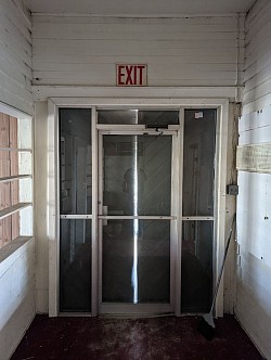 Interior View of Dogtrot (front facade) as Found in 2022