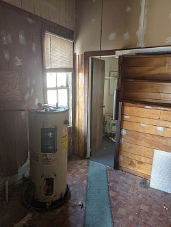 Muddled Condition of Original Kitchen as Found in 2022