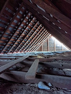 Roof Trusses and Ceiling Joists as Found in 2022