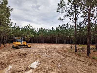 Site being prepped at the new Turner County location.