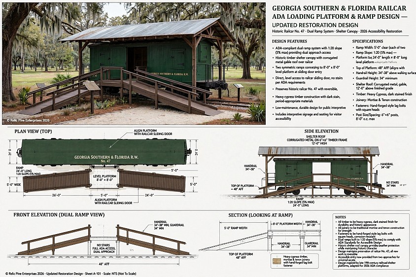 Merging historic preservation with ADA requirements is a passion at Relic Pine.