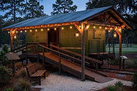 Owen Wright developed a landscape design plan for a proposed box car restoration for ABAC's Georgia Museum of Agriculture